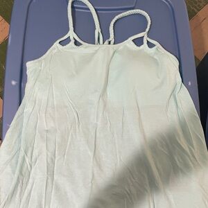 Victoria's Secret Light Green Lace Back Tank